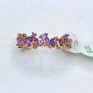 Purple Topaz CZ Infinity Band RBP5912 Now's The Time Size 8